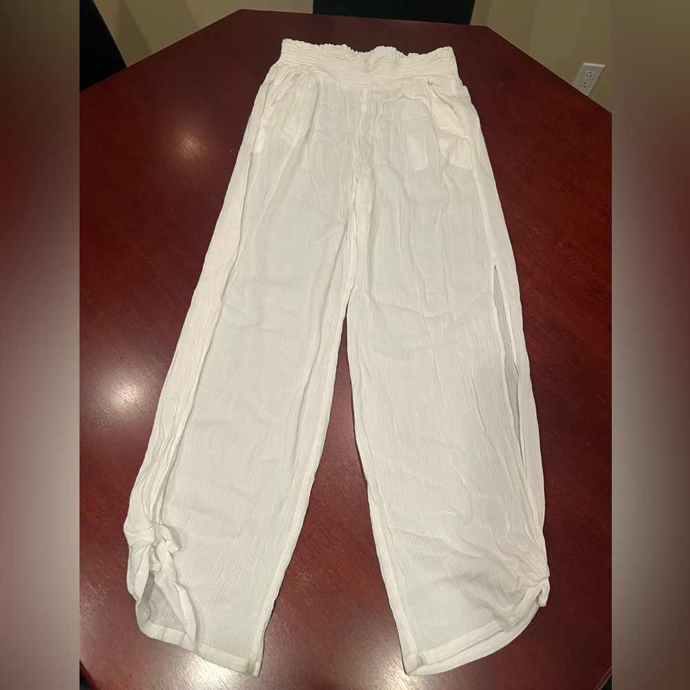 Aerie White Cover Up Pants